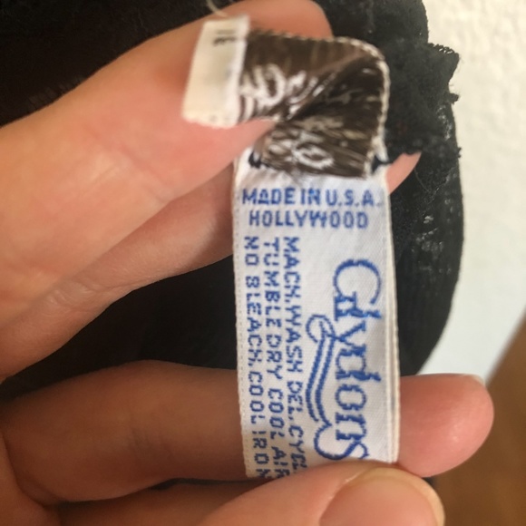 1960's Neiman Marcus Sexy Black Lace Nightie - Picture 8 of 8